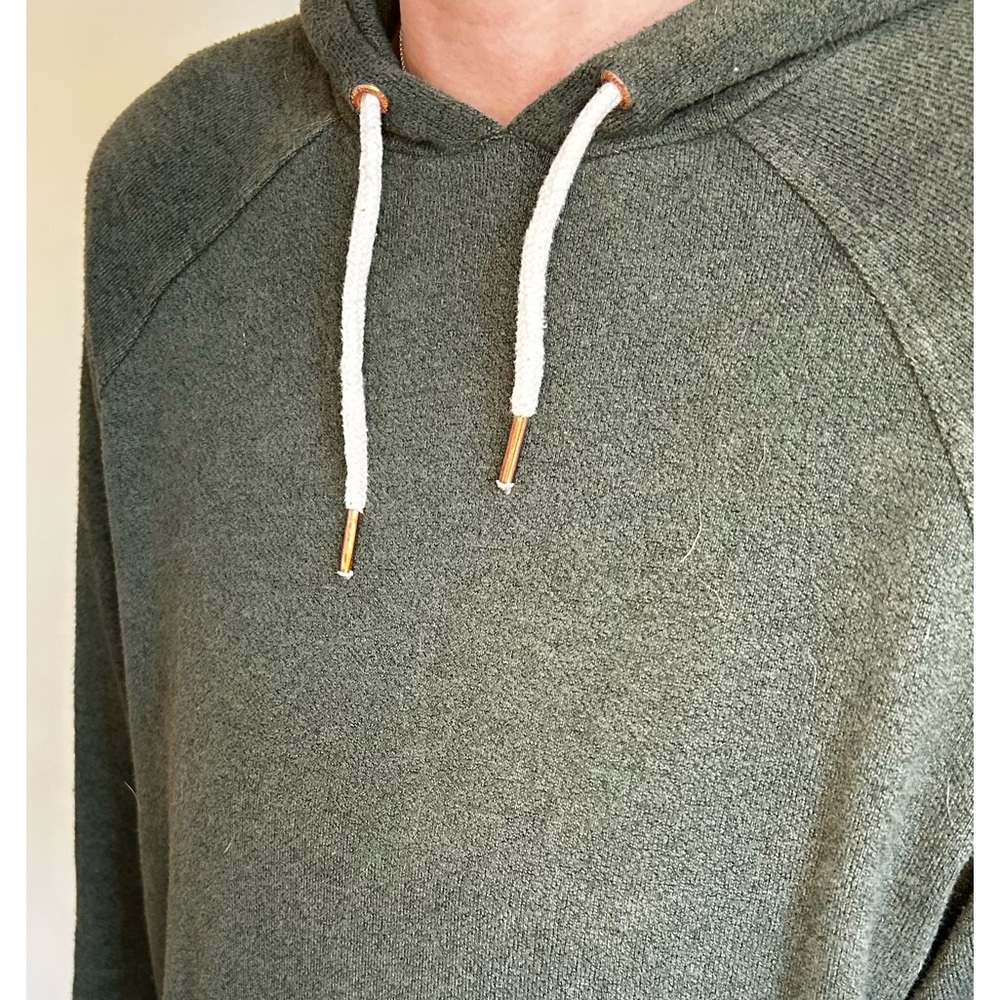 Gray Hoodie with White Drawstrings - Picture 1 of 3